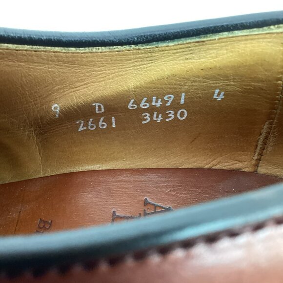 Allen Edmonds Bradley Split Toe Leather Mens 9D Derby Dress Shoes Made In USA - Picture 8 of 11